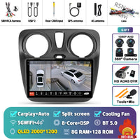Autoradio CarPlay Renault Lodgy et Dacia Dokker (2012-2021) – Écran 9 pouces, Android 16, vue 10
