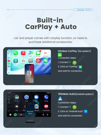 Autoradio CarPlay 2 DIN Universel – Écran 7 Pouces, Android, 2 Go ou 4 Go, vue 6
