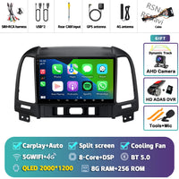 Autoradio CarPlay Hyundai Santa Fe 2 (2006-2012) – Écran 9 pouces, jusqu'à 16 Go + 512 Go, vue 40