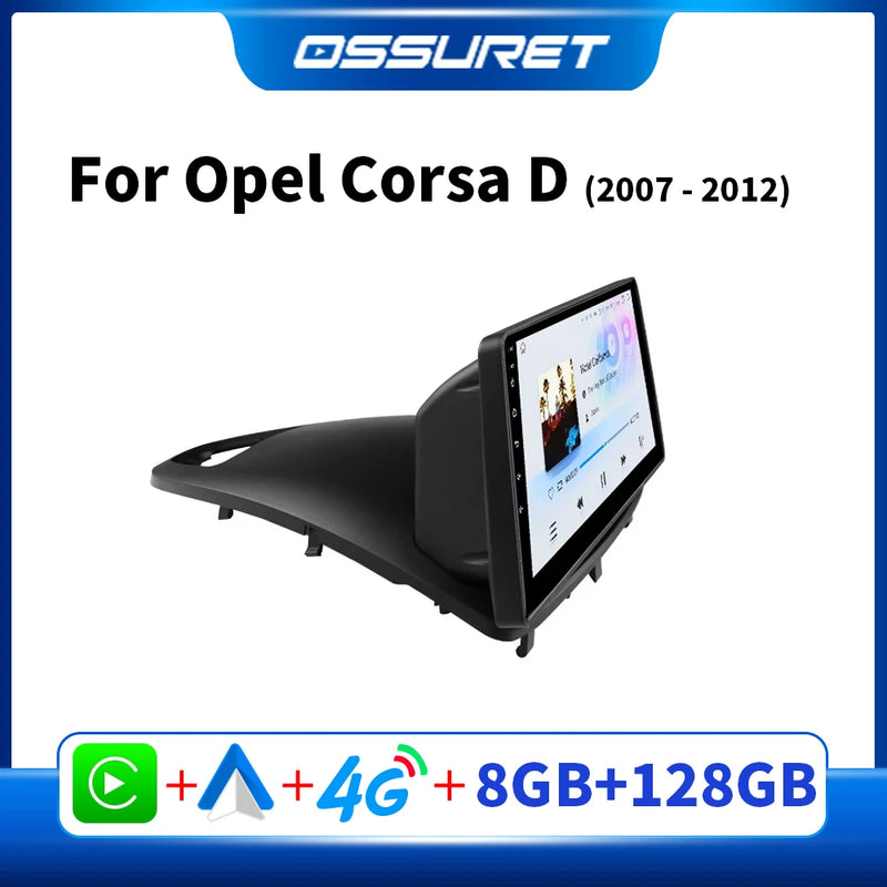 Autoradio CarPlay Opel Corsa D (2007-2012) – Écran 9 pouces, sans fil