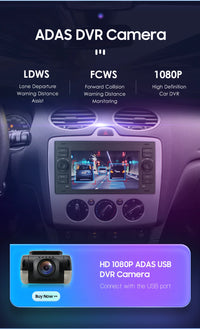 Autoradio CarPlay Ford Focus, Mondeo, S-Max et Kuga (2003-2012) – Écran 7 pouces, 2 DIN, vue 36