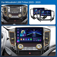 Autoradio CarPlay Mitsubishi L200, Pajero Sport et Triton (2015-2019) – Écran 9 pouces, jusqu'à 8 Go + 128 Go, vue 2