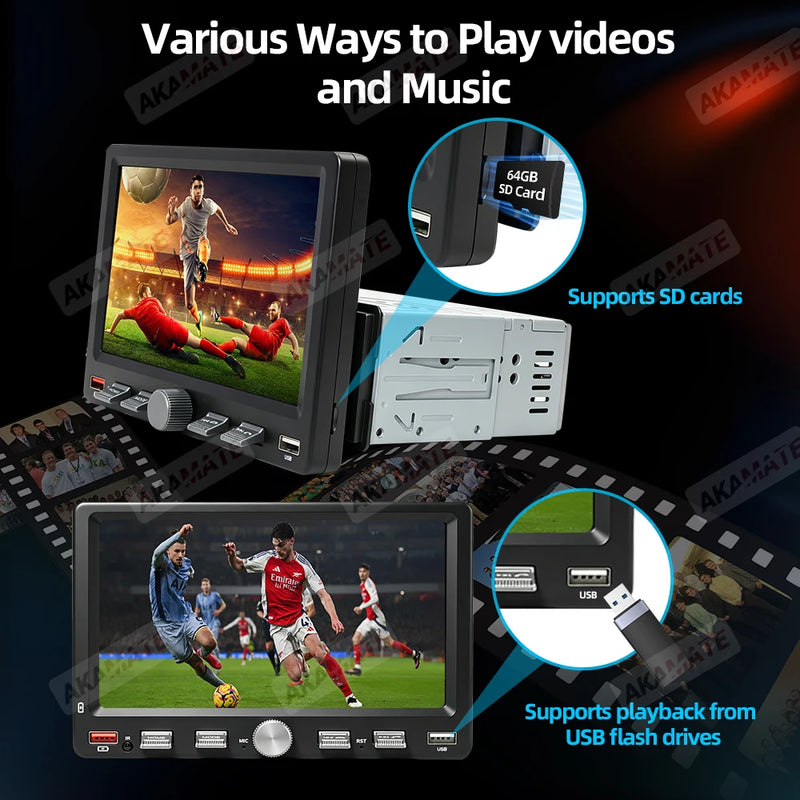 Autoradio CarPlay 1 DIN Universel – Écran 7 Pouces Réglable, Sans Fil, vue 17