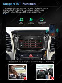 Autoradio CarPlay Hyundai i30 GD et Elantra GT (2011-2017) – Écran IPS 7 pouces, 2 Go + 64 Go, vue 20