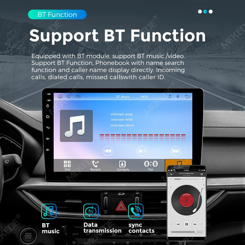 Autoradio CarPlay 2 DIN Universel – Écran 9 ou 10 Pouces, Sans Fil, Linux, vue 3