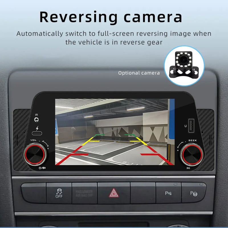 Autoradio CarPlay 1 DIN Universel – Écran 5 Pouces, Sans Fil, Bluetooth, FM, vue 5
