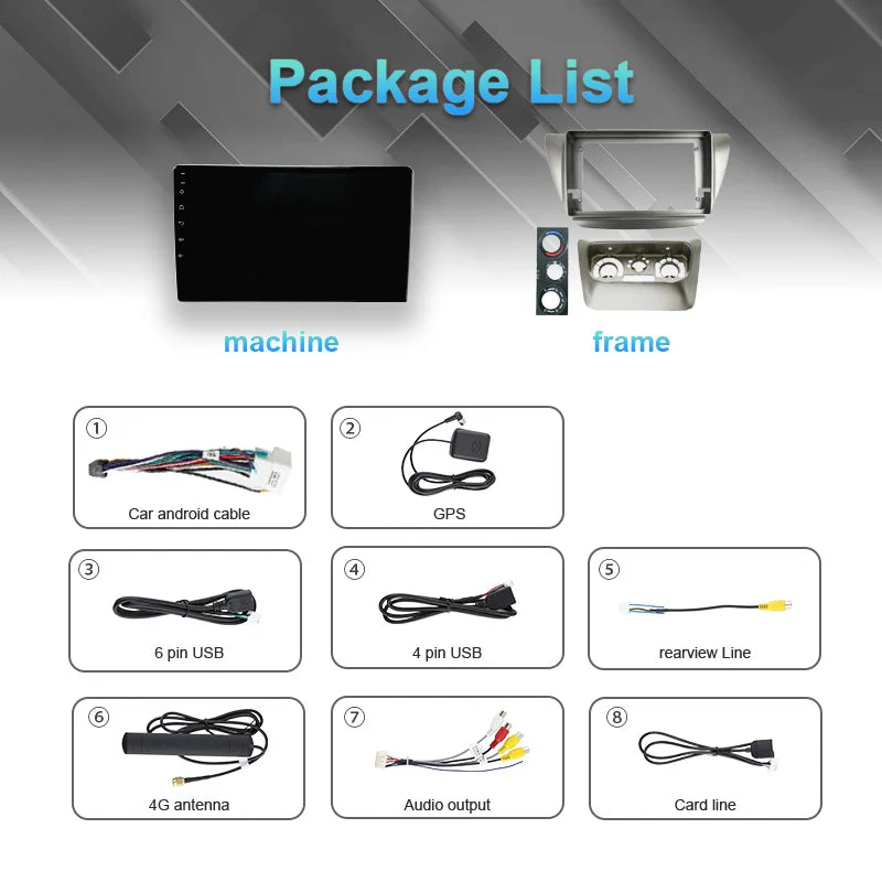 Autoradio CarPlay Mitsubishi Lancer 9 CS (2000-2010) – Écran 9 pouces 2K, jusqu'à 12 Go + 256 Go, vue 2
