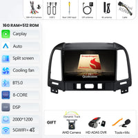 Autoradio CarPlay Hyundai Santa Fe 2 (2006-2012) – Écran 9 pouces, jusqu'à 16 Go + 512 Go, vue 35