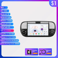 Autoradio CarPlay Fiat 500 (2007-2015) – Écran 7 pouces, 8 cœurs, jusqu'à 8 Go + 128 Go, vue 56