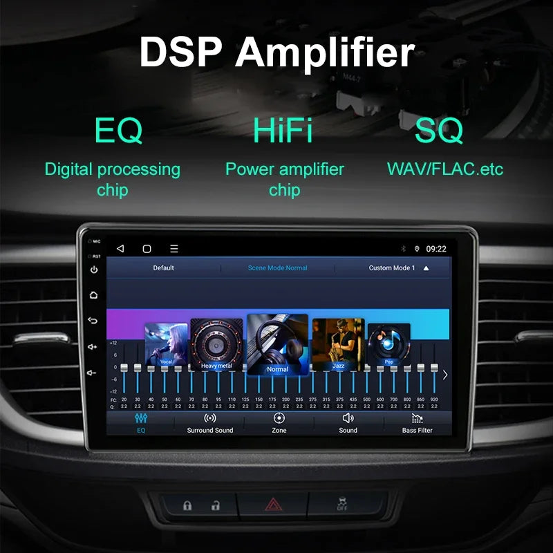 Autoradio CarPlay Nissan Leaf ZE1 (2017-2024) – Écran 9 pouces, caméra de recul, vue 3