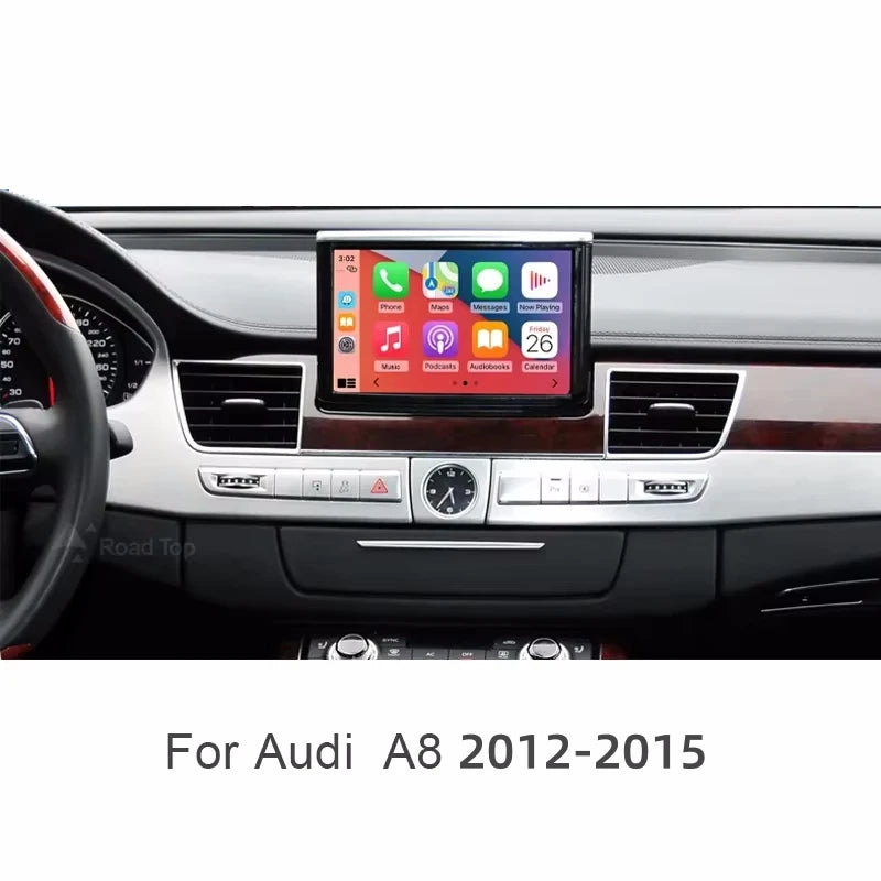 Boîtier CarPlay Audi A8 (2012-2015) MMI 3G – Écran d'origine conservé, sans fil, vue 7