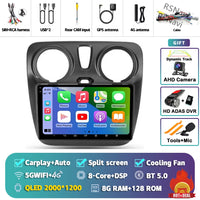 Autoradio CarPlay Renault Lodgy et Dacia Dokker (2012-2021) – Écran 9 pouces, Android 16, vue 16