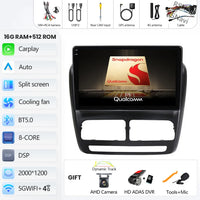 Autoradio CarPlay Fiat Doblo (2010-2015) – Écran 9 pouces sans fil, jusqu'à 16 Go + 512 Go, vue 6