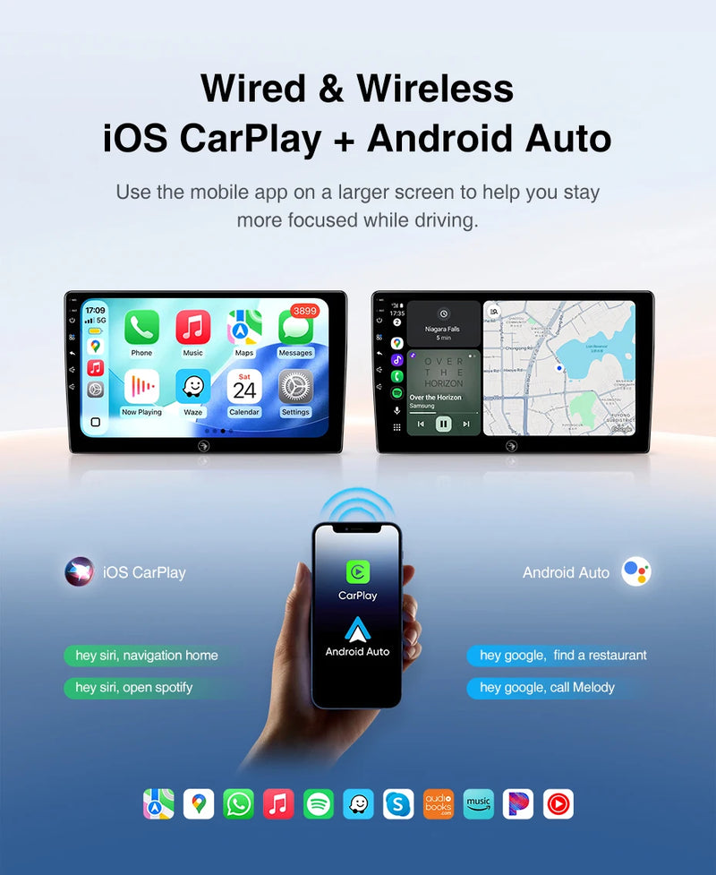 Autoradio CarPlay Volkswagen Polo 5 (2008-2020) – Écran 9 pouces, sans fil, jusqu'à 8 Go + 256 Go, vue 15