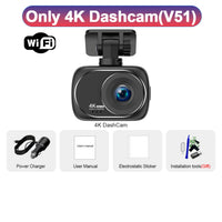 Dashcam 4K Avant et Arrière 4K – Écran 2 Pouces, Wi-Fi, GPS en Option, vue 14