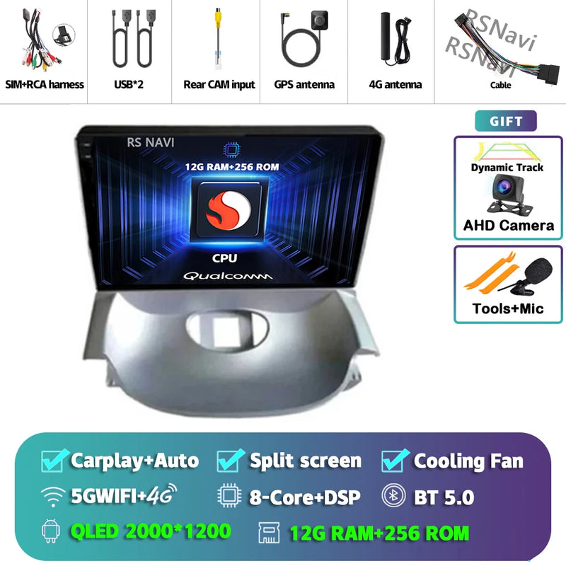 Autoradio CarPlay Peugeot 206 et Citroën C2 (2004-2013) – Écran QLED 9 pouces, jusqu'à 16 Go + 512 Go, vue 41