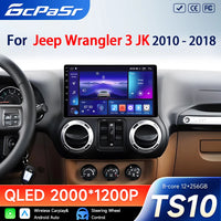 Autoradio CarPlay Jeep Wrangler JK (2011-2018) – Écran 9 pouces sans fil, jusqu'à 12 Go + 256 Go