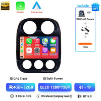Autoradio CarPlay Jeep Compass et Patriot (2010-2016) – Écran QLED, sans fil, vue 12