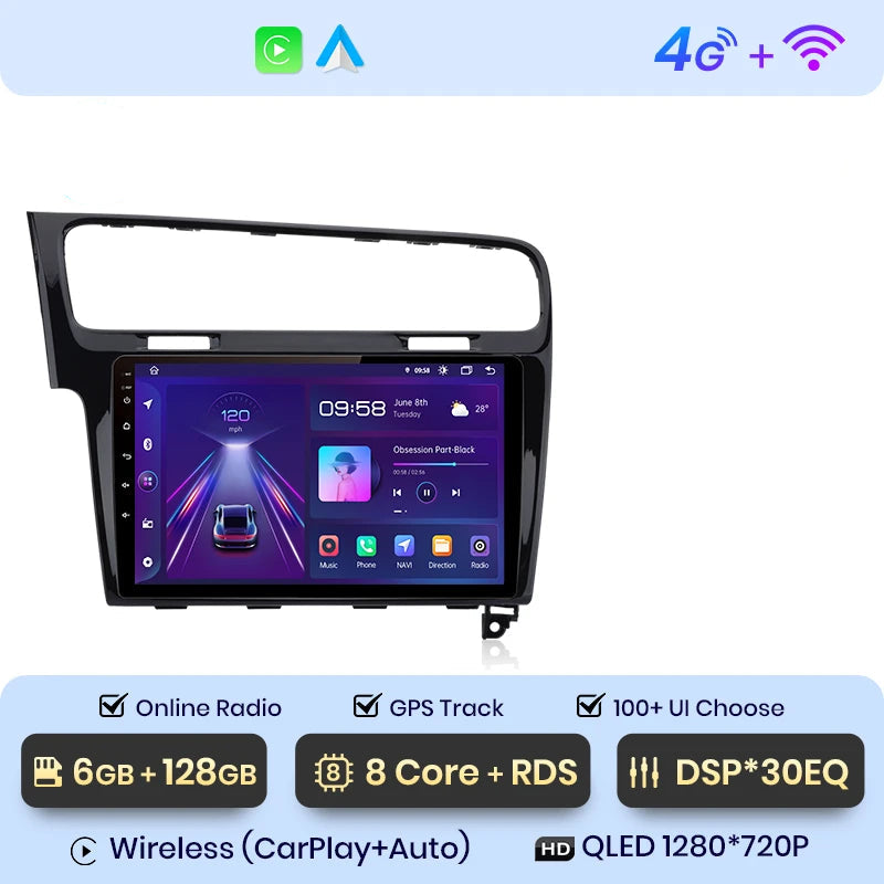 écran carplay golf 7 2013–2017