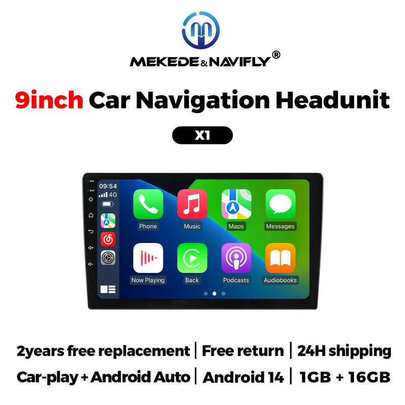 Autoradio CarPlay 2 DIN Universel Android 14 – Écran 9 ou 10 Pouces, Sans Fil, vue 50