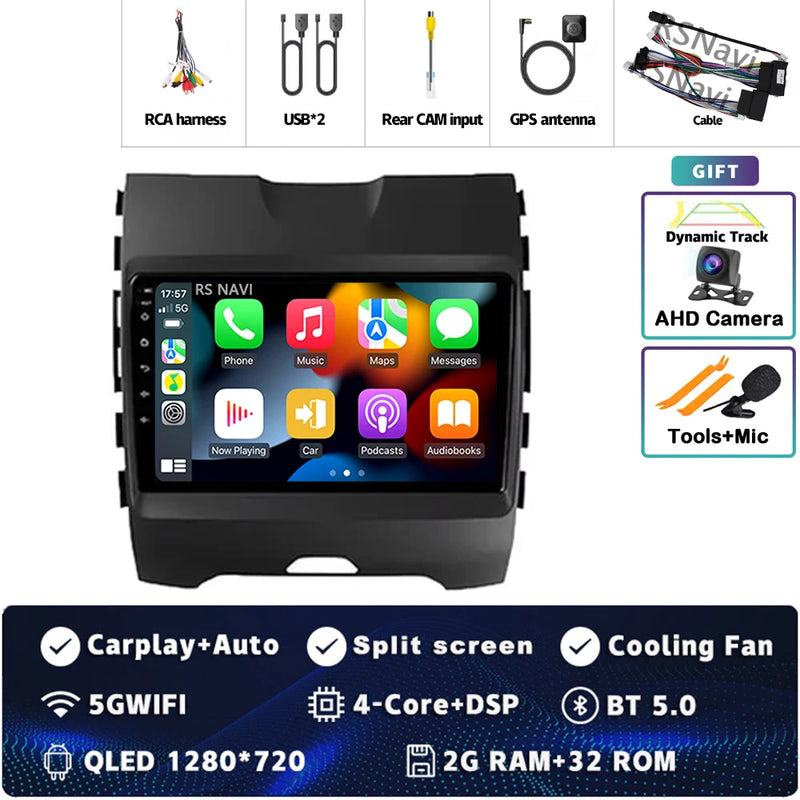Autoradio CarPlay Ford Ranger, Everest et Edge (2015-2018) – Écran 9 pouces, jusqu'à 16 Go + 512 Go, vue 41