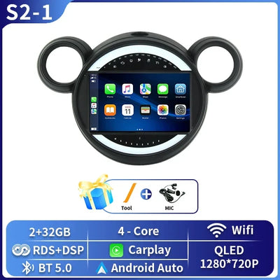 Autoradio Android CarPlay pour MINI Cooper R56 R60 (2006-2015)
