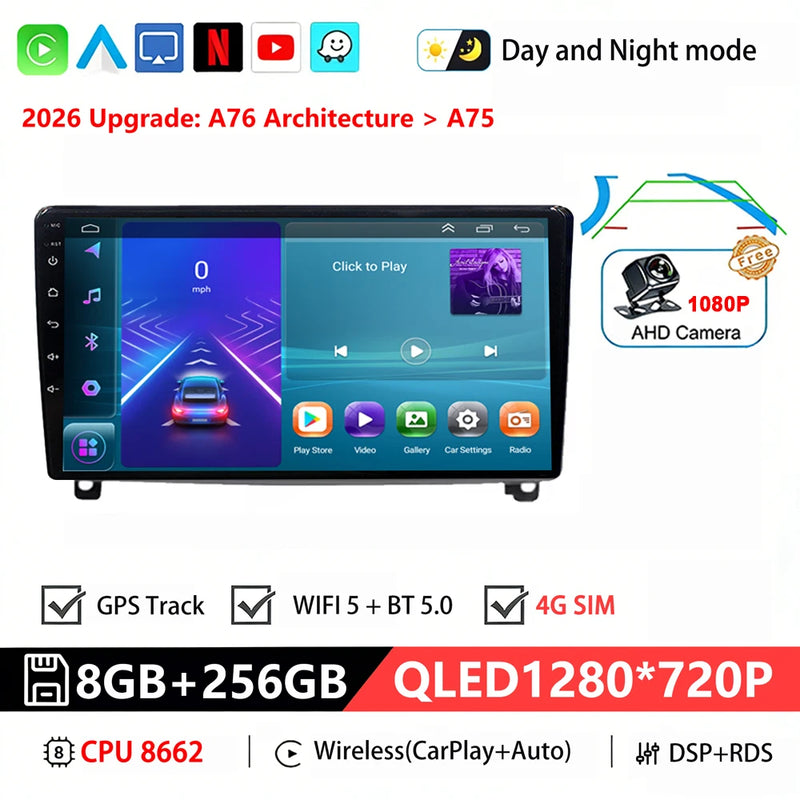 Autoradio CarPlay Peugeot 407 (2004-2011) – Android 16, boîtier CAN bus fourni, jusqu'à 8 Go + 256 Go, vue 33