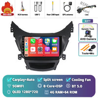 Autoradio CarPlay Hyundai Elantra (2012-2015) – Écran 9 pouces sans fil, jusqu'à 16 Go + 512 Go, vue 42