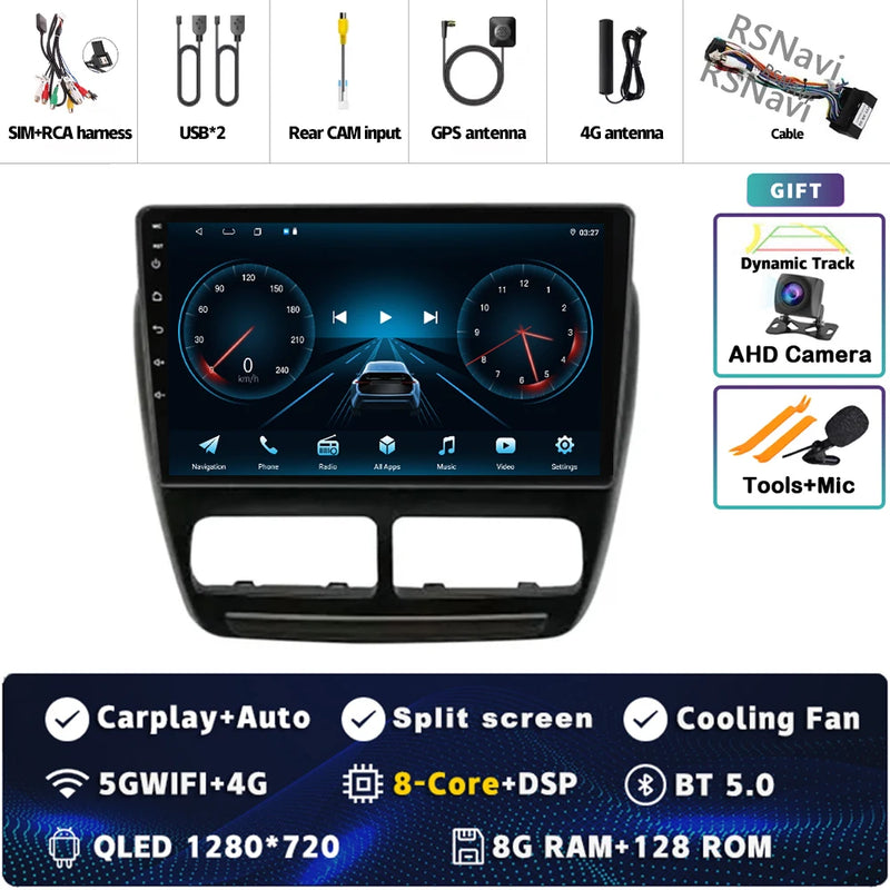 Autoradio CarPlay Fiat Doblo (2010-2015) – Écran 9 pouces sans fil, jusqu'à 16 Go + 512 Go, vue 20