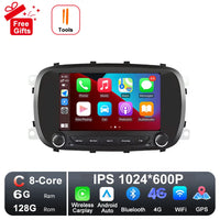 Autoradio CarPlay Fiat 500X (2014-2020) – Écran IPS 7 pouces, jusqu'à 8 Go + 256 Go, vue 26