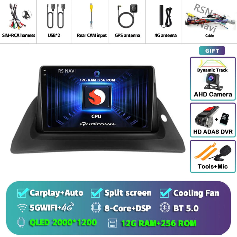 Autoradio CarPlay Renault Kangoo (2009-2018) – Écran 9 pouces, Android 16, jusqu'à 16 Go + 512 Go, vue 38