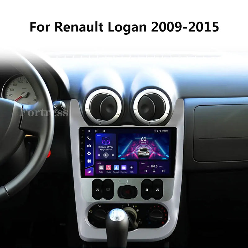 Autoradio CarPlay Dacia Logan 1 et Sandero (2009-2015) – Écran 9 pouces, jusqu'à 12 Go + 128 Go, vue 11