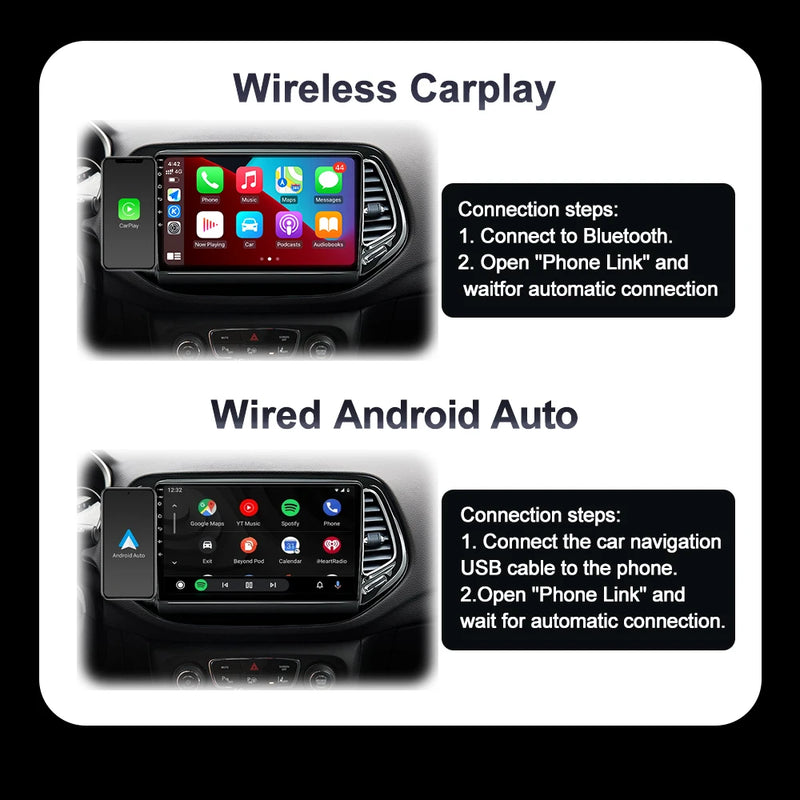 Autoradio CarPlay Fiat 500X (2014-2020) – Écran IPS 7 pouces, jusqu'à 8 Go + 256 Go, vue 11