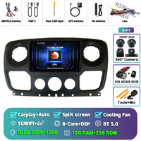 Autoradio CarPlay Renault Master, Nissan NV400 et Opel Movano (2010-2015) – Écran 9 pouces, Android 16, vue 18