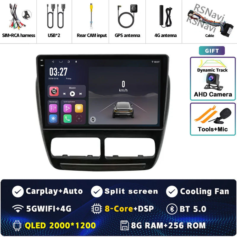 Autoradio CarPlay Fiat Doblo (2010-2015) – Écran 9 pouces sans fil, jusqu'à 16 Go + 512 Go, vue 21