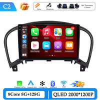 Autoradio CarPlay Nissan Juke (2011-2016) – Écran 9 pouces, Android 15, option écran 2K, vue 30