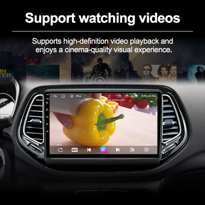 Autoradio CarPlay Fiat 500X (2014-2020) – Écran IPS 7 pouces, jusqu'à 8 Go + 256 Go, vue 17