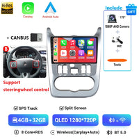 Autoradio CarPlay Dacia Logan 1 et Sandero (2009-2015) – Écran 9 pouces, jusqu'à 12 Go + 128 Go, vue 48