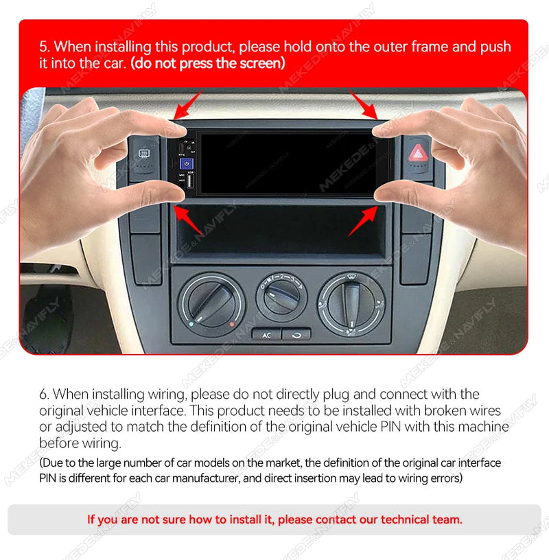Autoradio 1 DIN CarPlay Universel 6,86 Pouces – Filaire ou Sans Fil, Bluetooth, vue 16