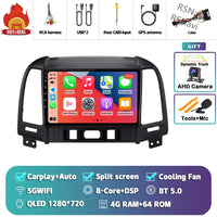 Autoradio CarPlay Hyundai Santa Fe 2 (2006-2012) – Écran 9 pouces, jusqu'à 16 Go + 512 Go, vue 39