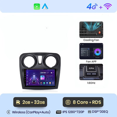 AUTORADIO GPS DACIA SANDERO 2012–2019