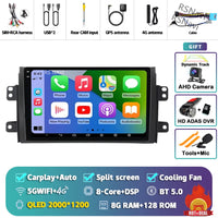Autoradio CarPlay Suzuki SX4 (2006-2013) – Écran 9 pouces sans fil, jusqu'à 12 Go + 256 Go, vue 32