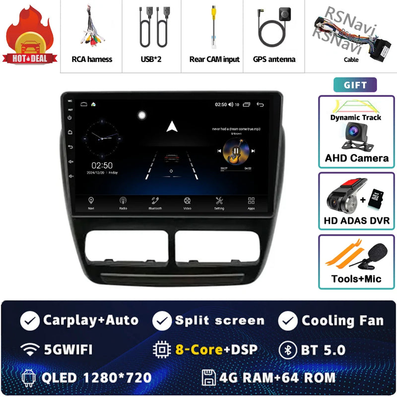 Autoradio CarPlay Fiat Doblo (2010-2015) – Écran 9 pouces sans fil, jusqu'à 16 Go + 512 Go, vue 13