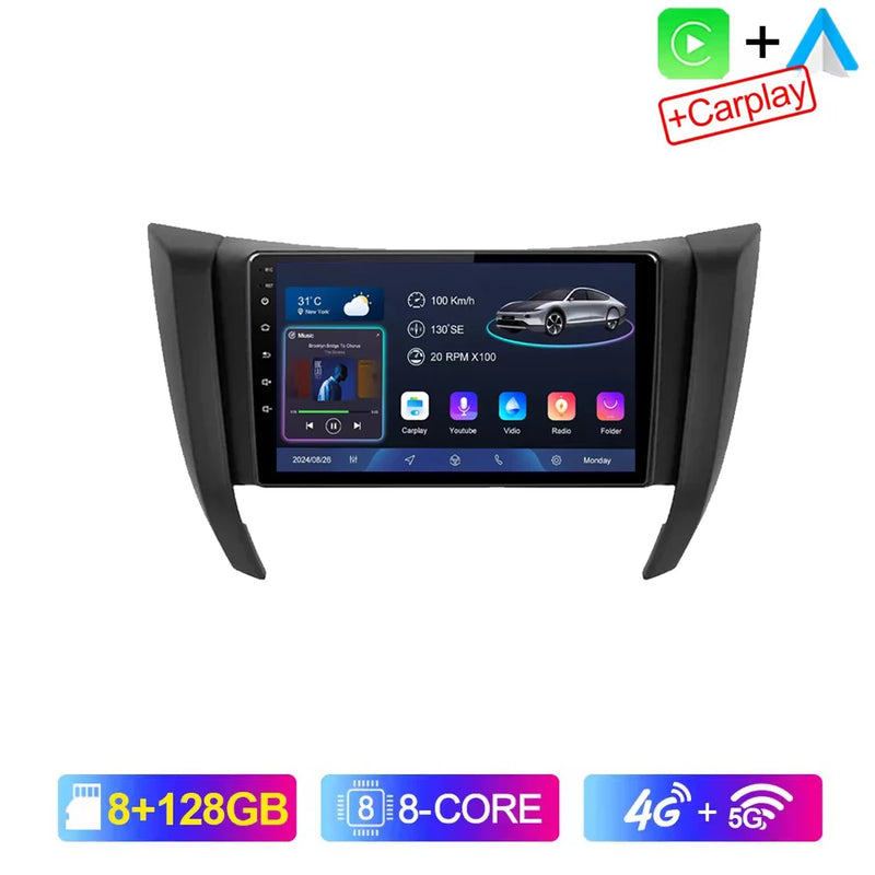 Autoradio CarPlay Nissan Navara NP300 D23 (2014-2021) – Écran 9 pouces, Android 16, vue 33
