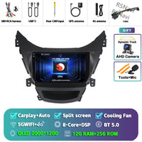 Autoradio CarPlay Hyundai Elantra (2012-2015) – Écran 9 pouces sans fil, jusqu'à 16 Go + 512 Go, vue 39
