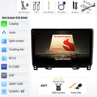 Autoradio CarPlay Honda Jazz 4 et Fit 4 (2020-2022) – Écran QLED, jusqu'à 16 Go + 512 Go, vue 18