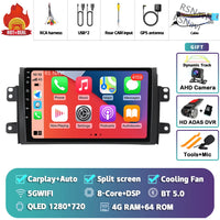 Autoradio CarPlay Suzuki SX4 (2006-2013) – Écran 9 pouces sans fil, jusqu'à 12 Go + 256 Go, vue 48