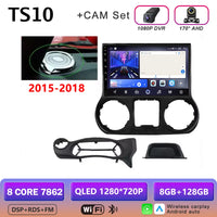Autoradio CarPlay Jeep Wrangler JK (2011-2018) – Écran 9 pouces sans fil, jusqu'à 12 Go + 256 Go, vue 20