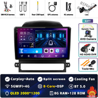 Autoradio CarPlay Chevrolet Captiva (2008-2012) – Écran 9 pouces sans fil, jusqu'à 16 Go + 512 Go, vue 47