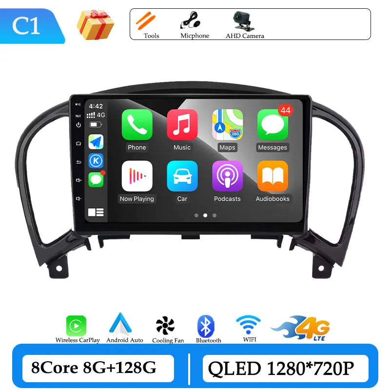 Autoradio CarPlay Nissan Juke (2011-2016) – Écran 9 pouces, Android 15, option écran 2K, vue 28